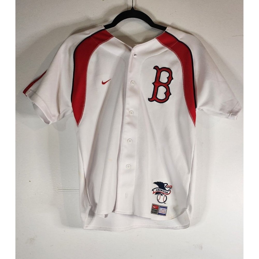 Boston Red Sox Jacoby Ellsbury MLB Throwback Nike Jersey Youth M Stitched Logo